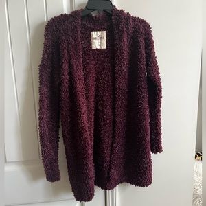 Hollister plush cardigan